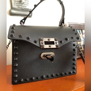 Studded purse